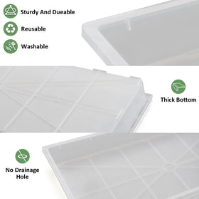 RooTrimmer 1020 trays measure 21.3 by 10.9 inches