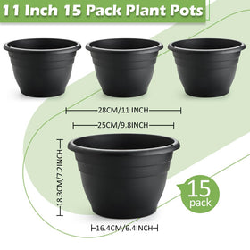 RooTrimmer pot shows built in hanging holes for versatile balcony display.