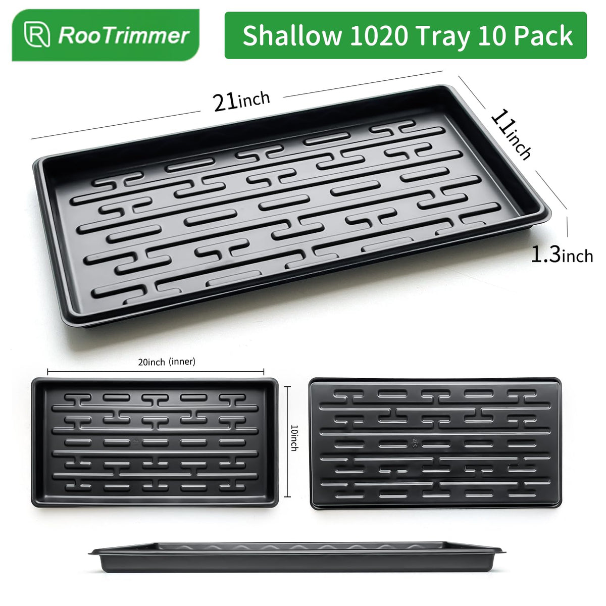 RooTrimmer 200-cell tray edge fit - bottom alignment for steady transport.