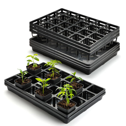 RooTrimmer 24-cell seedling pot tray, ideal for indoor germination.