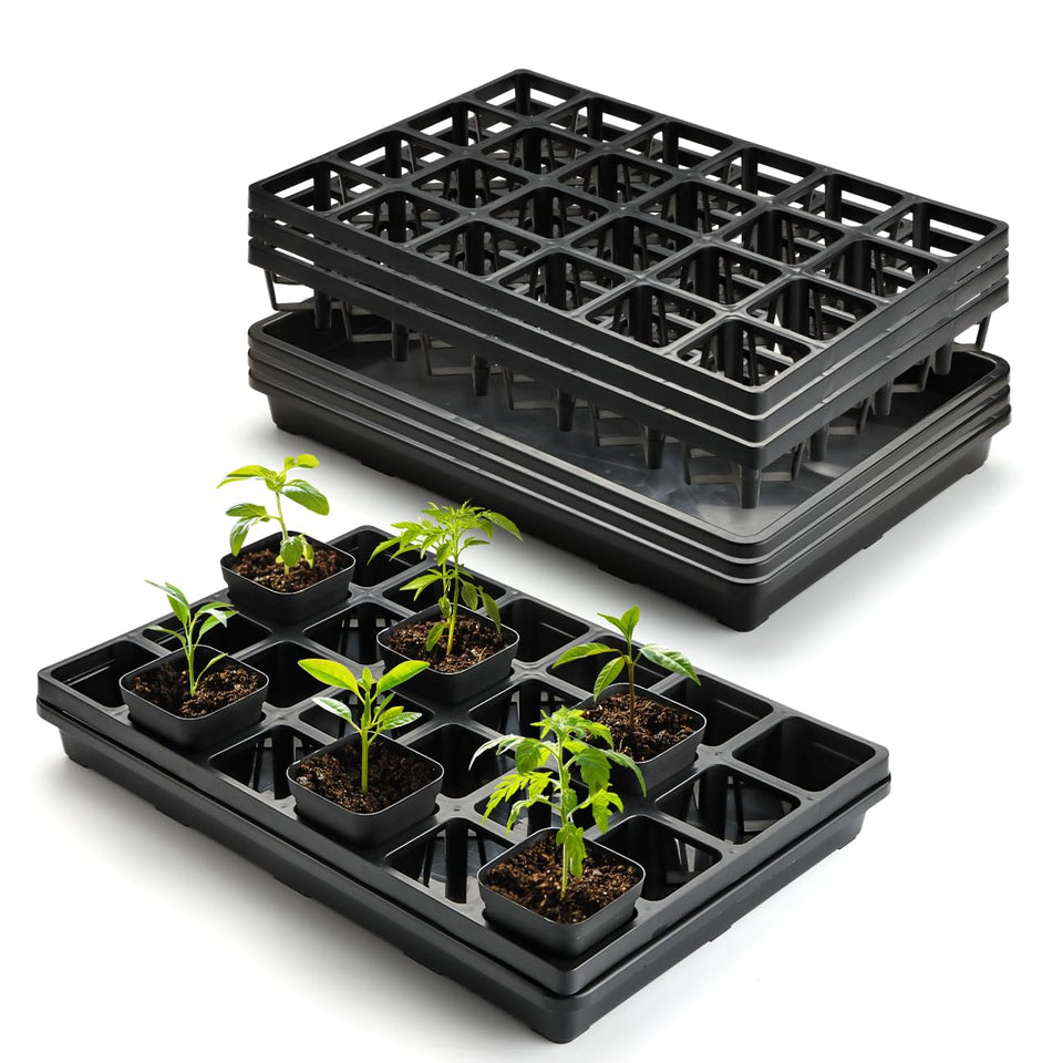 RooTrimmer 24-cell seedling pot tray, ideal for indoor germination.