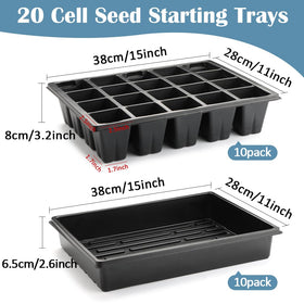 RooTrimmer 3.5-inch deep trays with water collection for drainage control