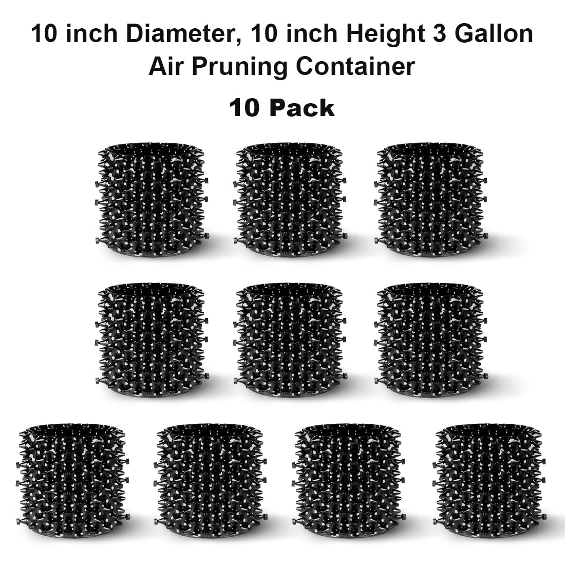 RooTrimmer 3Gallon interlocking pieces highlight easy setup