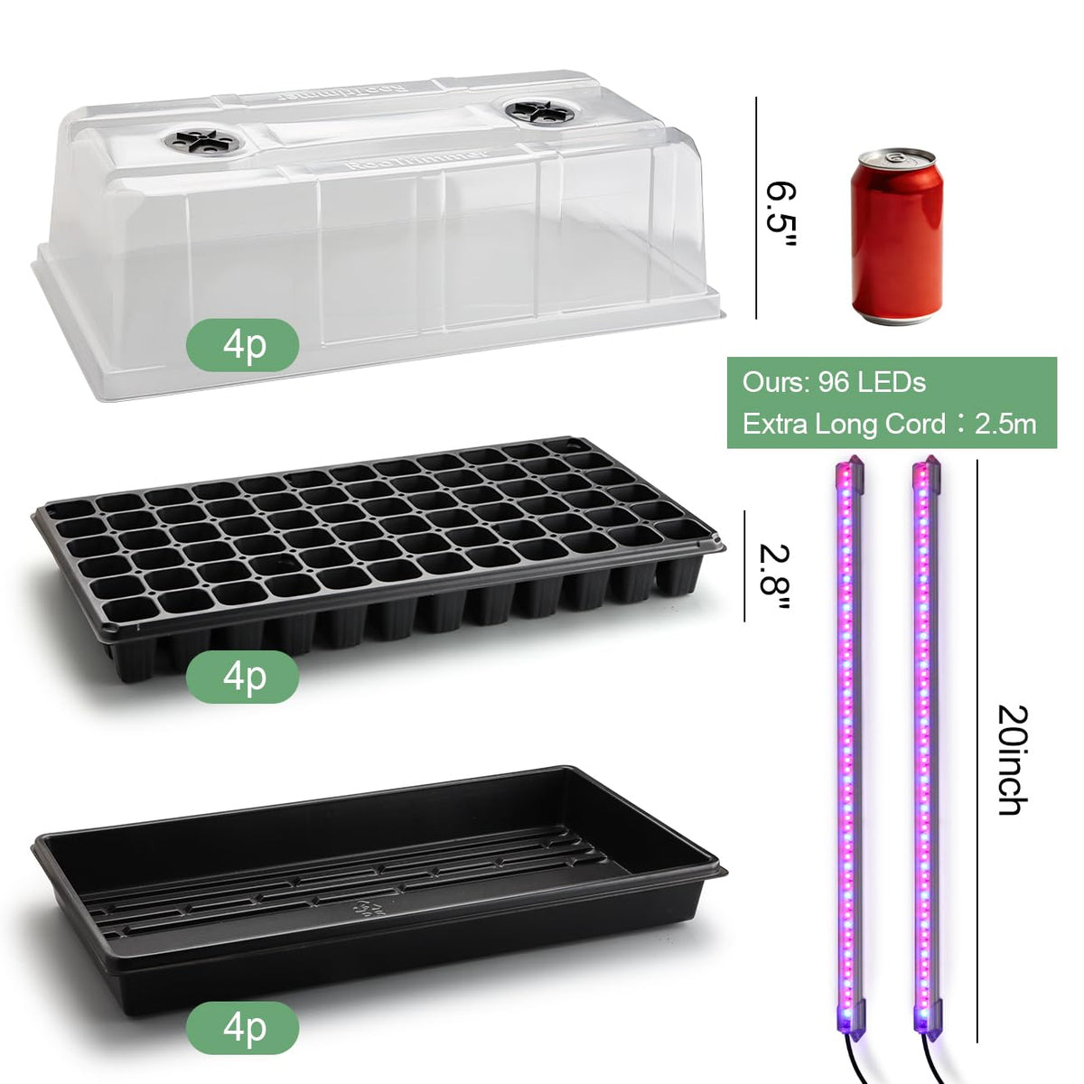 RooTrimmer 72-cell propagation tray highlights deep cells for easy transplanting