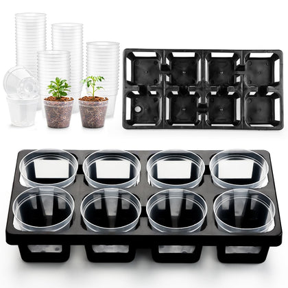 RooTrimmer 8-cell nursery tray with 10 trays for seed starting