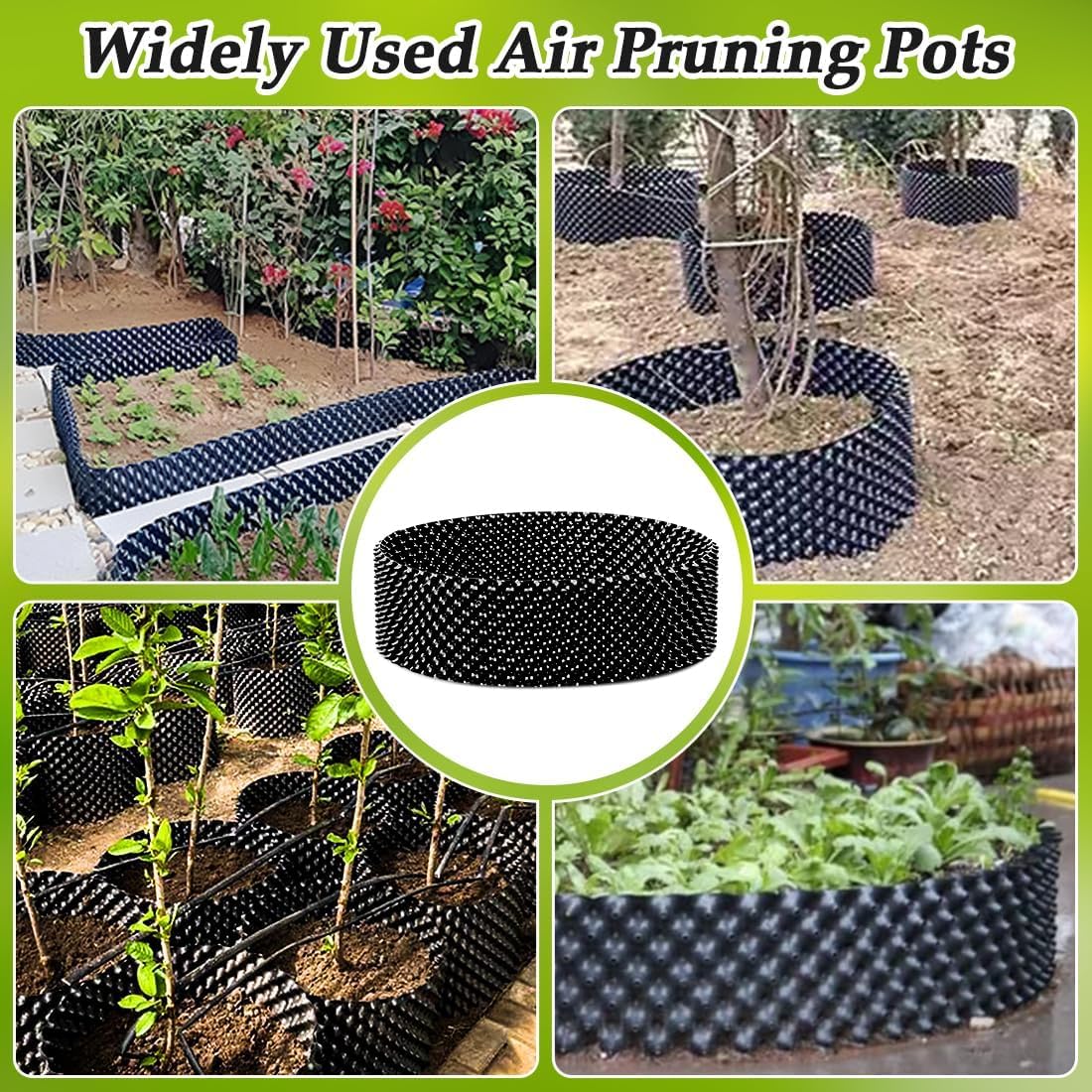 RooTrimmer air pruning panel for easy bed expansion and outdoor durability
