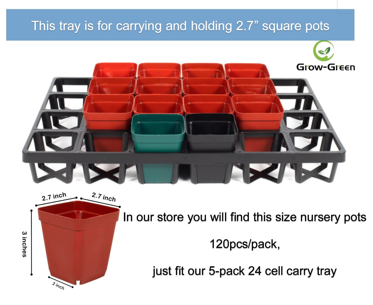 RooTrimmer carry tray made of durable plastic for stable movement