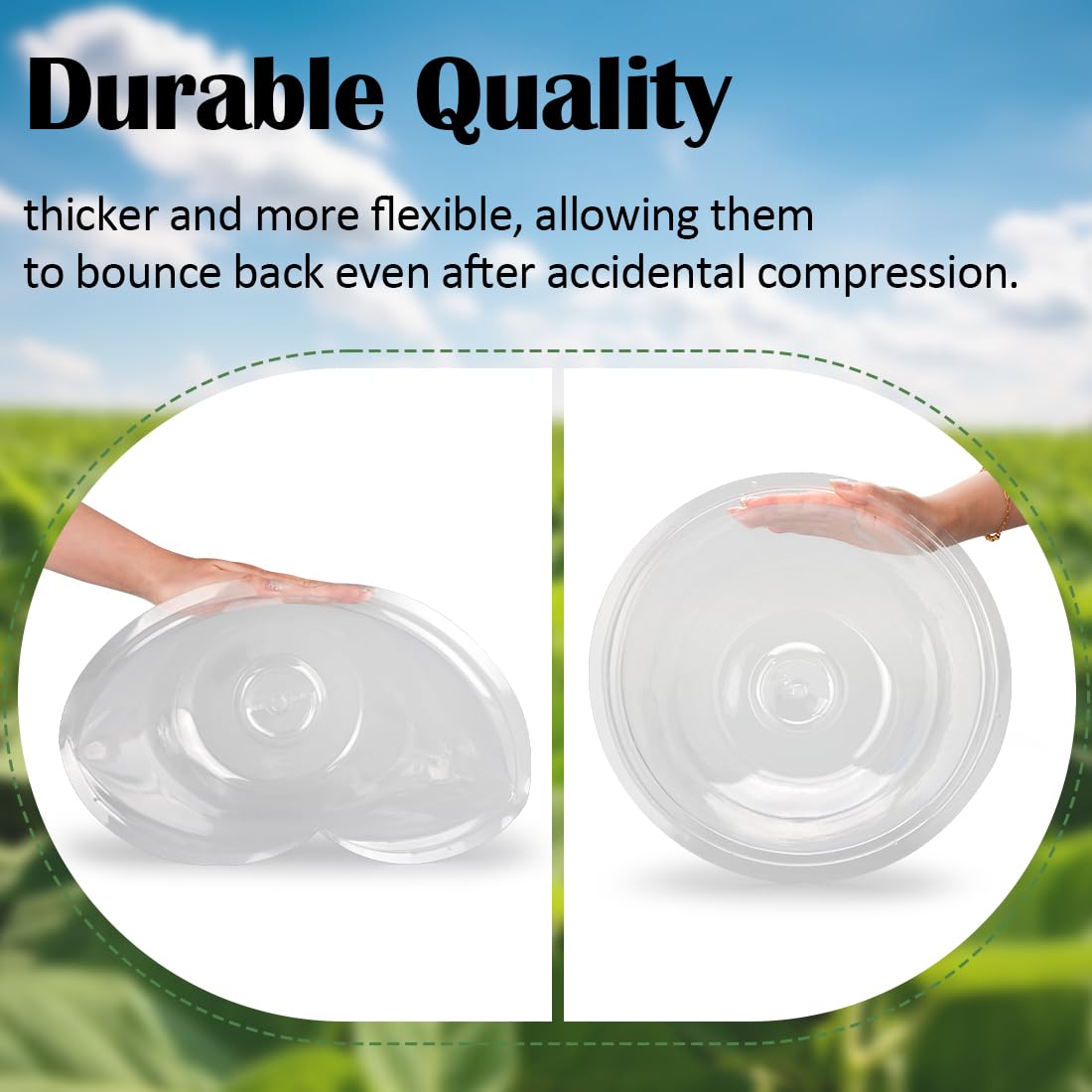 RooTrimmer clear covers enable easy monitoring while shielding plants from pests and weather
