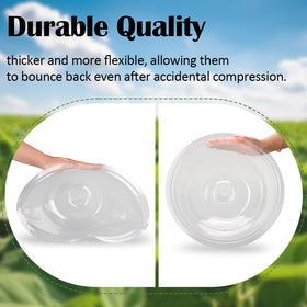 RooTrimmer clear covers enable easy monitoring while shielding plants from pests and weather