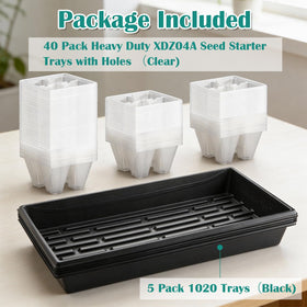 RooTrimmer complete seed starting kit ready for organized germination and transplanting.