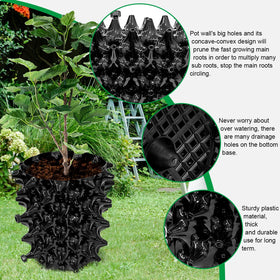 RooTrimmer container base and screws included for easy assembly