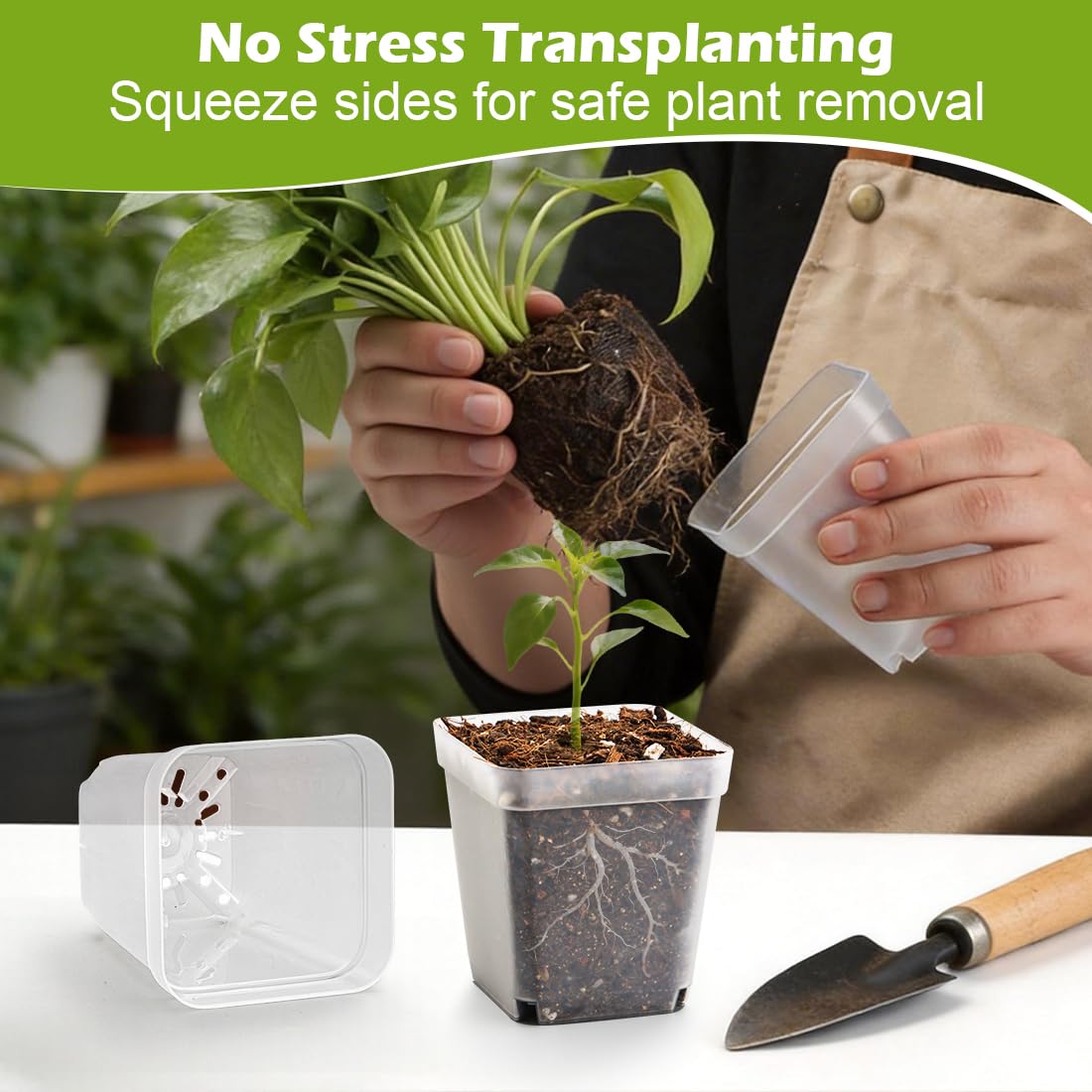 RooTrimmer 3-inch depth suits seed starting and deep-root seedlings.