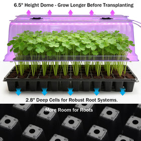 RooTrimmer dimmable LED grow light with built-in timer