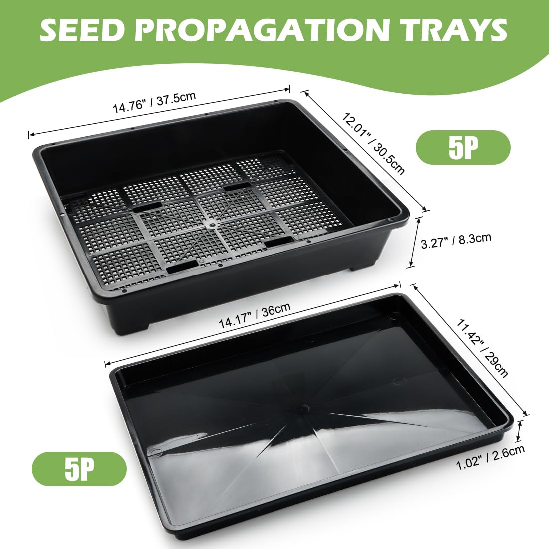 RooTrimmer drip tray demonstrates drainage system