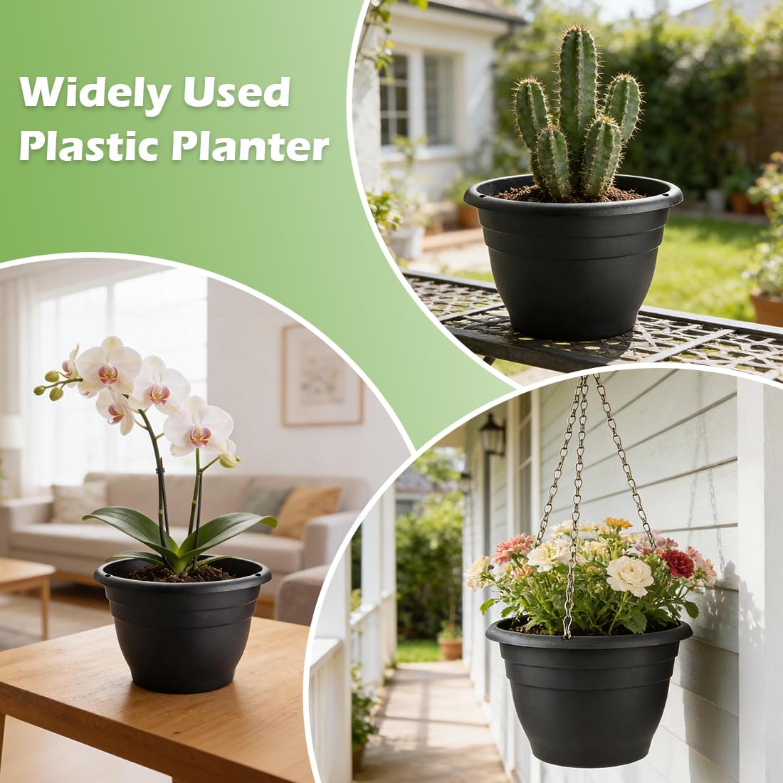 RooTrimmer durable plastic material resists cracking and warping.