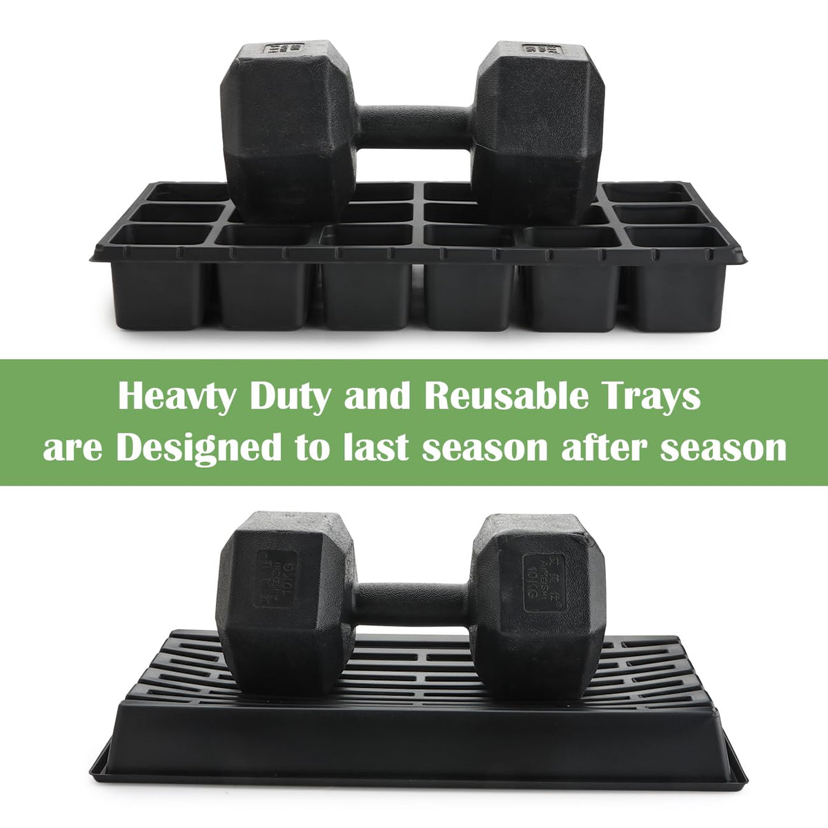 RooTrimmer durable plastic texture demonstrates long-lasting use in indoor or outdoor gardens