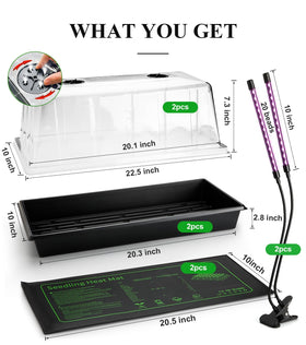 RooTrimmer durable seed trays built to resist bending and cracking.