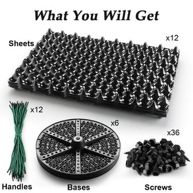 RooTrimmer easy assembly and disassembly for storage and reuse