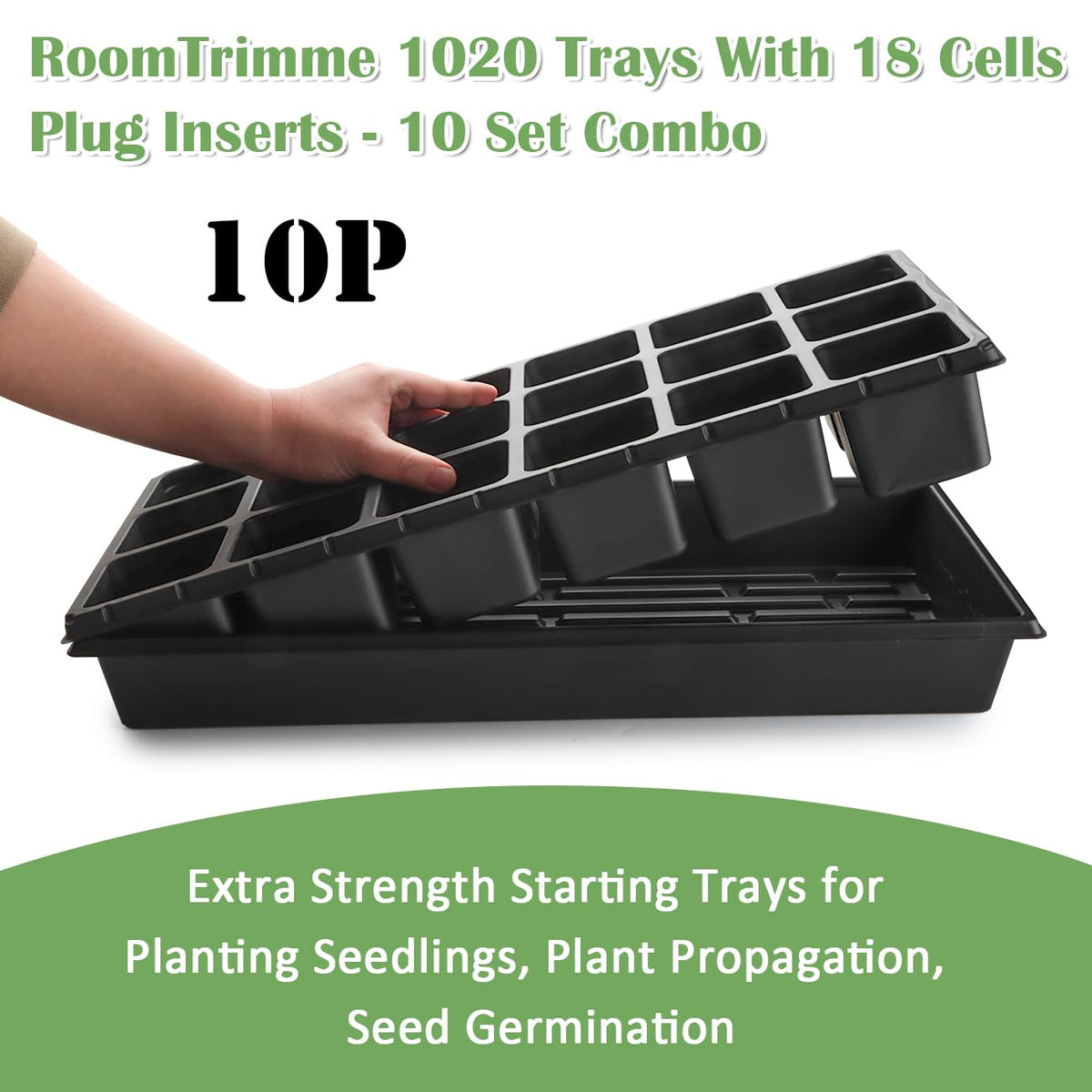 RooTrimmer easy labeling and organization support tracking by plant type
