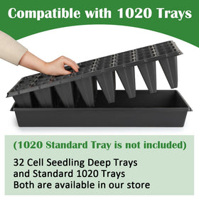 RooTrimmer versatile trays support flowers, vegetables, and herbs.