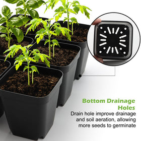 RooTrimmer flat seedling tray 17x11x2in for efficient workspace.