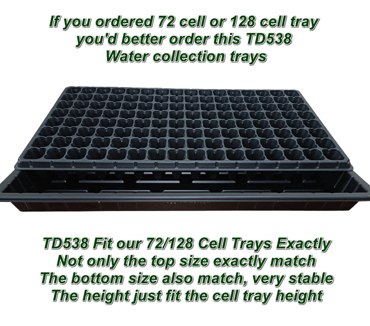 RooTrimmer seed-starting tray for greenhouse or outdoor use.