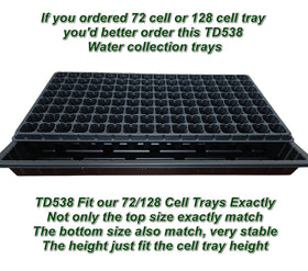 RooTrimmer seed-starting tray for greenhouse or outdoor use.