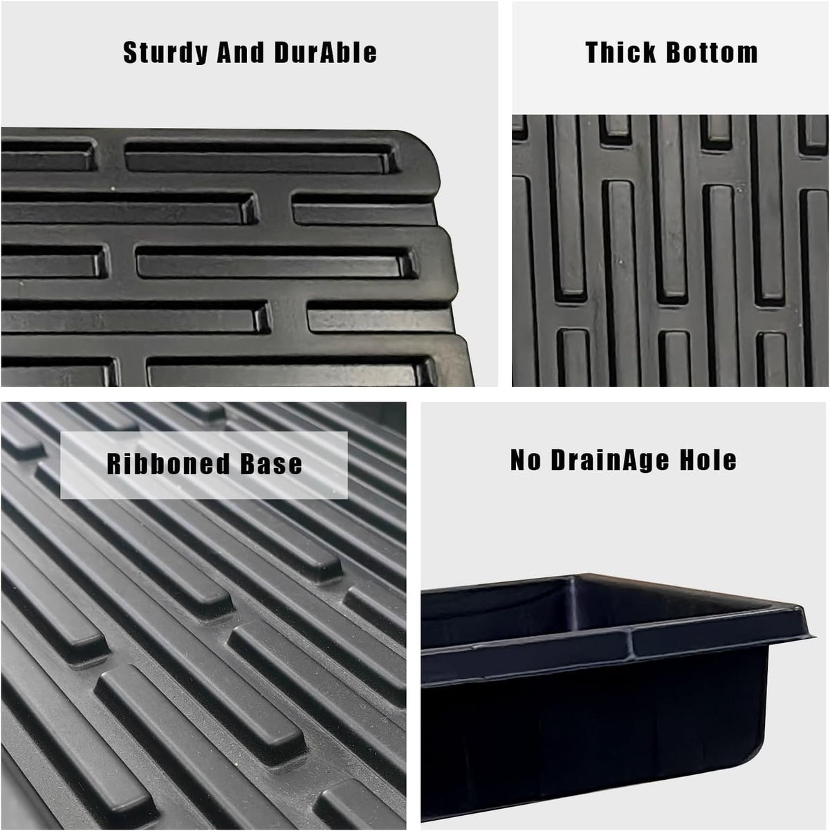 RooTrimmer tray compatible with heat mats enhances germination potential.