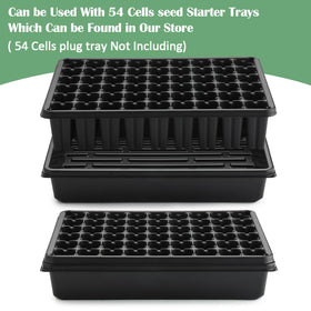 RooTrimmer heavy-duty PS tray remains rigid when filled with soil.
