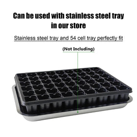 RooTrimmer hydroponic setup-friendly tray supports varied seed types
