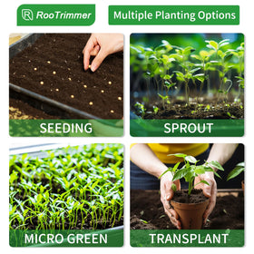 RooTrimmer indoor gardening tray - clean surface for seedling work.