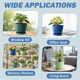 RooTrimmer planter set suits indoor and outdoor spaces for various plants.