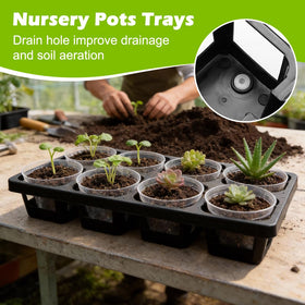 RooTrimmer integrated drainage channels distribute water evenly