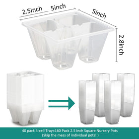 Durable BPA-free RooTrimmer seed trays ready for reuse