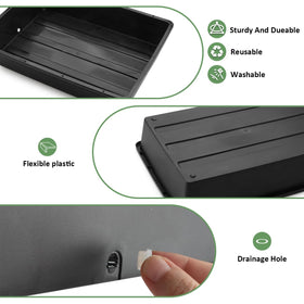 RooTrimmer long drain tubes facilitate adaptable drainage configurations.