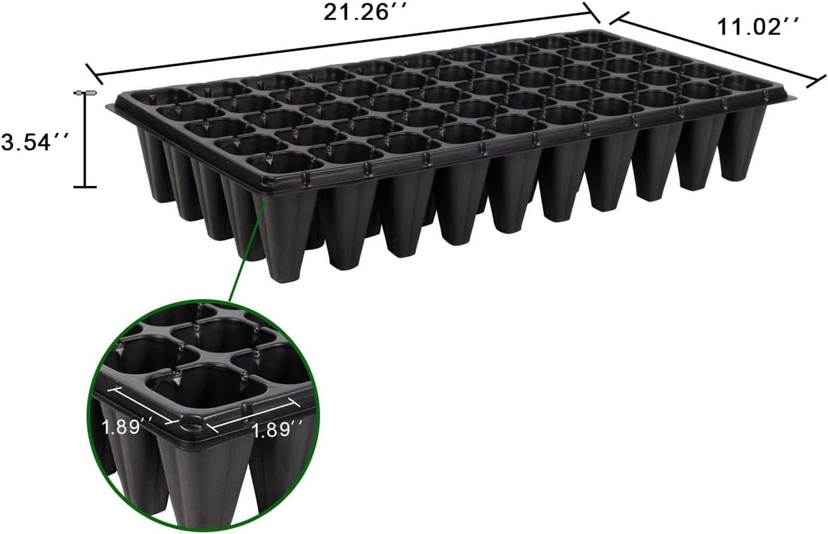 RooTrimmer microgreens setup in trays for quick harvest.