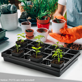 RooTrimmer microgreens and wheatgrass tray suits compact indoor setups.