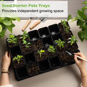 RooTrimmer microgreens and wheatgrass trays for quick harvests.