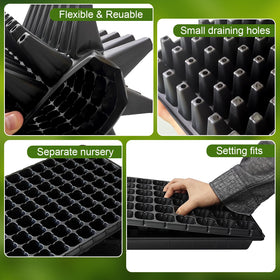 RooTrimmer 128-cell tray ideal for miniature plants and herbs.