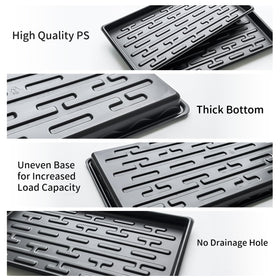 RooTrimmer no-holes tray - microgreens containment for clean growth.