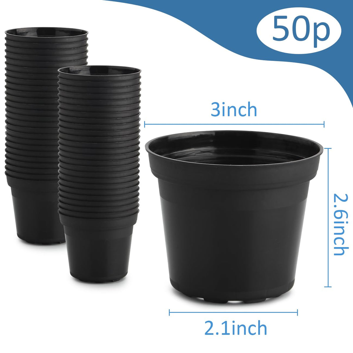 RooTrimmer durable flexible plastic pot for easy transplanting