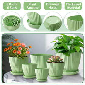 RooTrimmer 3.5-inch pot with saucer starter kit for small plants.