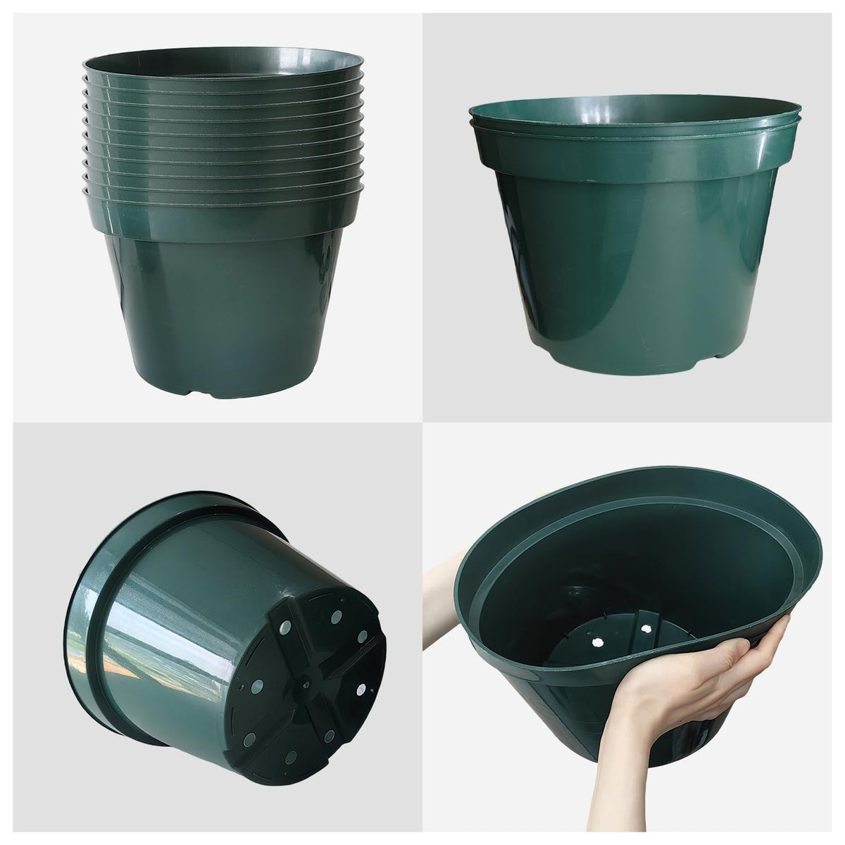 RooTrimmer planter pot showing drainage holes for healthy root airflow.