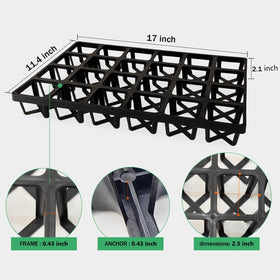 RooTrimmer pot tray enabling easy transport of 24 small pots