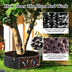 RooTrimmer raised garden bed assembly demonstrates tool-free setup
