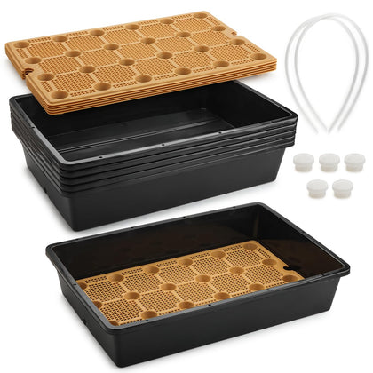 RooTrimmer seed-starter trays 5-pack for organized germination and easy handling.