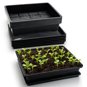 RooTrimmer soil-blocking tray for microgreens setup with smooth edges