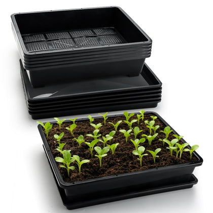 RooTrimmer soil-blocking tray for microgreens setup with smooth edges