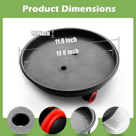 RooTrimmer stackable planters save storage space when not in use.