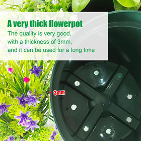 RooTrimmer sturdy thick-plastic planter designed for easy moving.